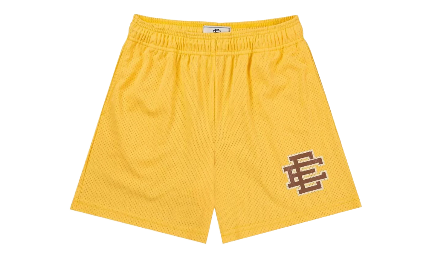 EE Basic Shorts "Cornsilk Yellow / Brown" EE249