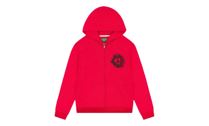 Denim University Zip Hoodie "Red" DT379