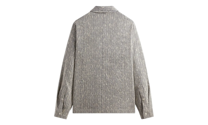 Slub Boucie Boxy Collared Overshirt "Ink Navy" KHM031816 432