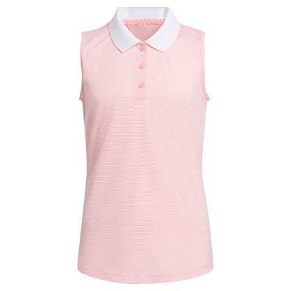 Kids' adidas Ottoman Striped Sleeveless Polo Shirt