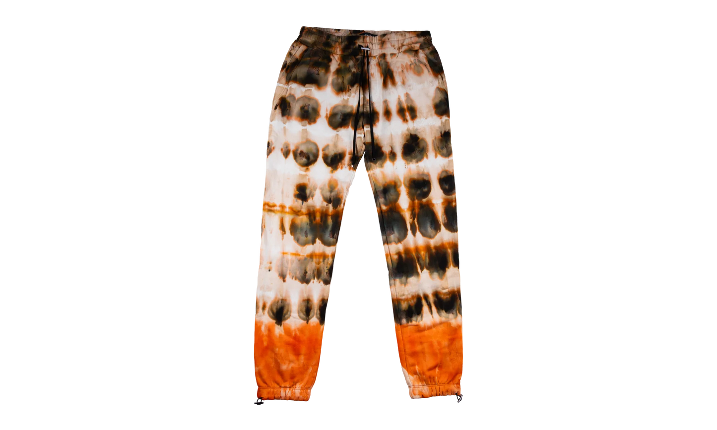 Tie Dye Sweatpants "Orange / Brown" PS22MJS010 665