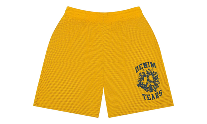 Denim University Mesh Shorts "Yellow" DT382