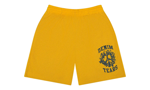 Denim University Mesh Shorts "Yellow" DT382
