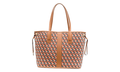 Liz Vi Shopper Reversible Bag "COGNAC - Medium" MWPCSVI01 COGNAC