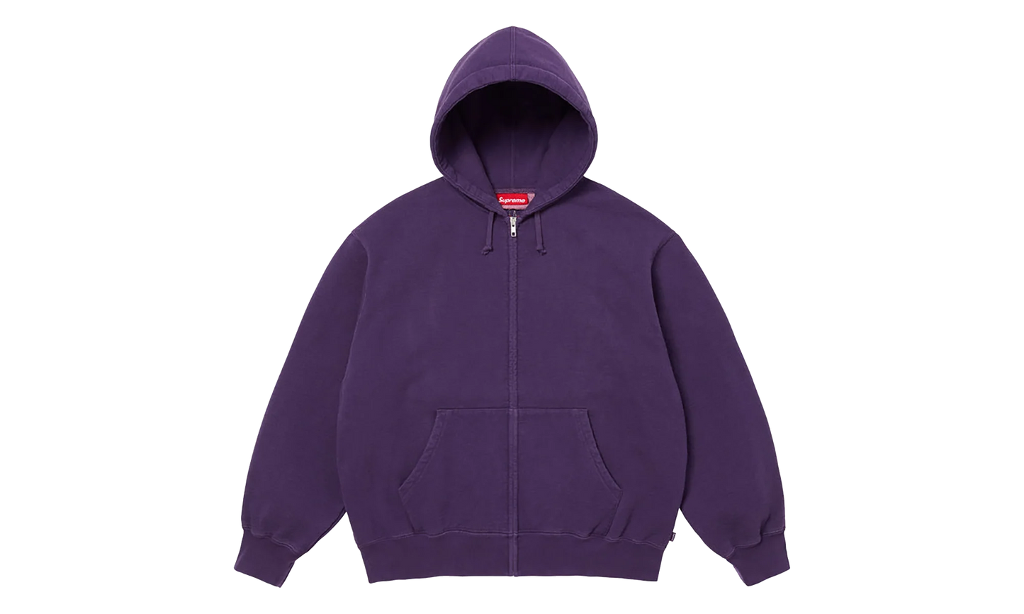 Cut Out Zip Up Hoodie "Dark Purple" SU27263