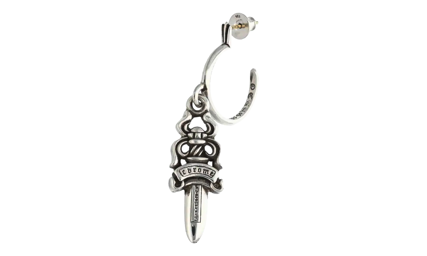 Dagger' Hoop Earring "Silver" CHRM0946