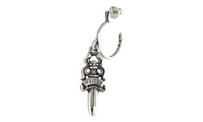 Dagger' Hoop Earring "Silver" CHRM0946
