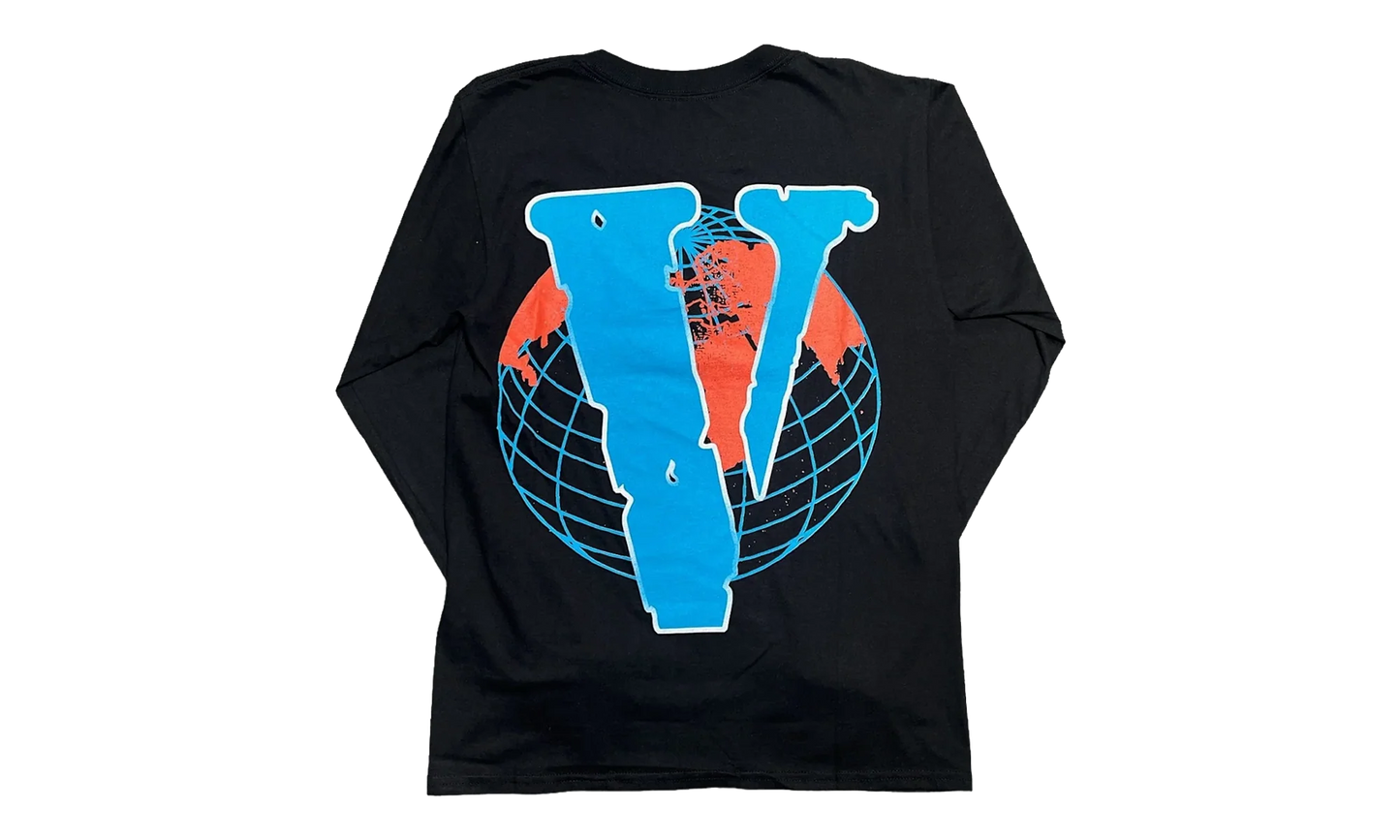 Juice Wrld 999 Globe Long Sleeve Tee "Black" VL0029