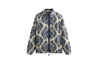 Damask Floral Sherpa Harper Jacket "Sandrift" khm010821 104