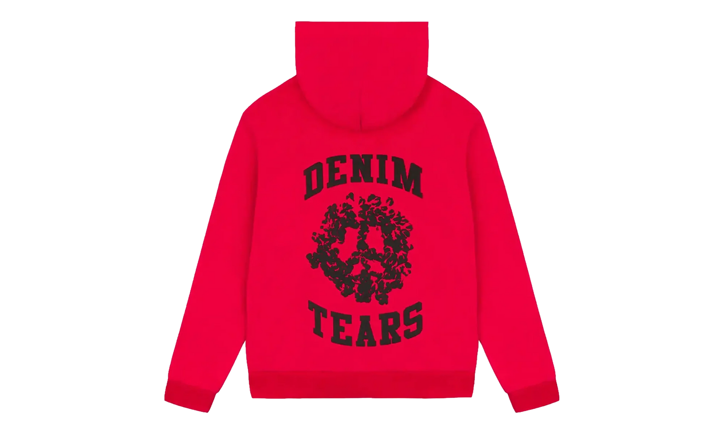 Denim University Zip Hoodie "Red" DT379