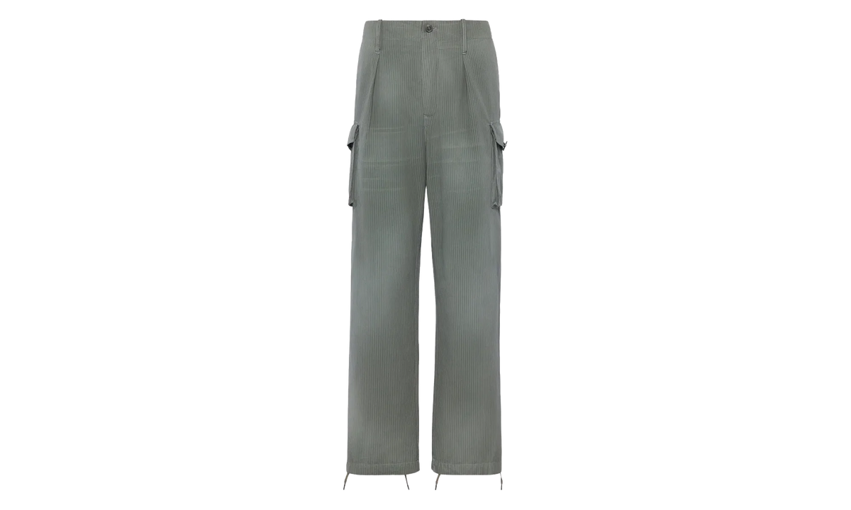 Cotton Blend Cargo Pants "Sage" S50KA0708M356851809