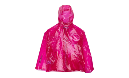 Transparent Hooded Raincoat "Pink" ASO XOTW 0002