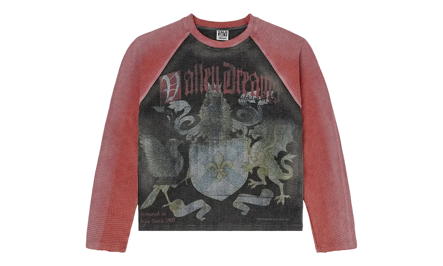 CREST THERMAL SWEATSHIRT "Red / Black" VAL106