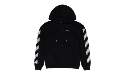 Pixel Diag Skate Hoodie "Black" OFW-MHDS-0213