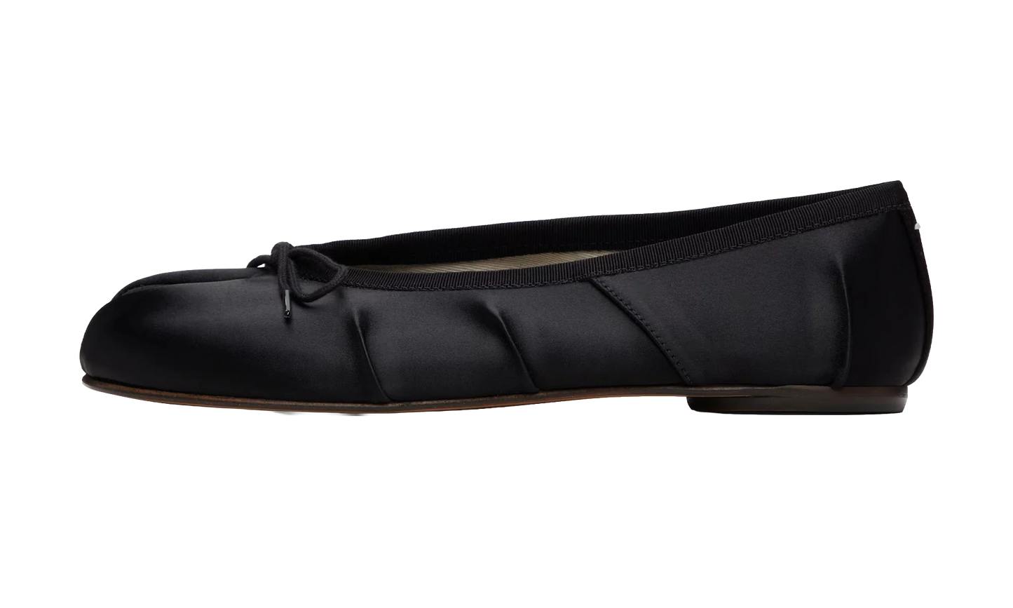 Satin Tabi Ballerina "Black" S58WZ0155P7551T8013
