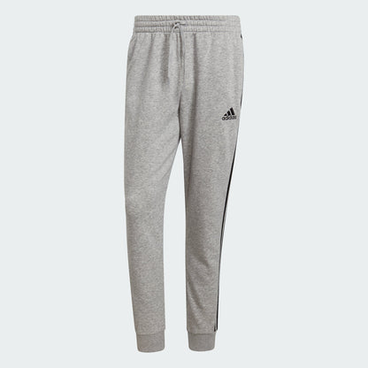 Men's adidas Essentials French Terry Tapered-Cuff 3-Stripes Pants