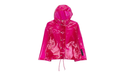 Transparent Hooded Raincoat "Pink" ASO XOTW 0002