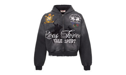 Black Rock Zip-Up Hoodie "Black" VAL181