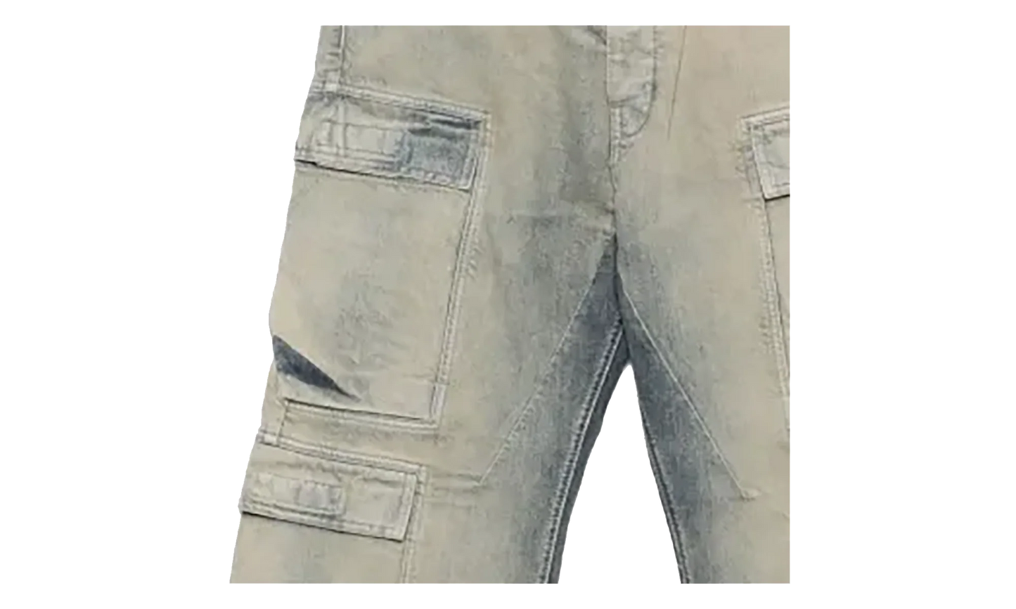 Double Cargo Jeans "Acid Wash" DU02E7361 DMP ACID