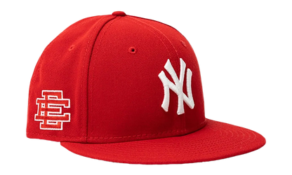 59FIFTY MLB SS22 NY YANKEES FITTED HAT "ERIC EMANUEL - Scarlet Red" EE432