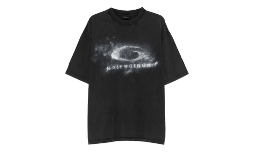 Crayon Logo T-shirt "Washed Black" 764235 TTVN5 9034