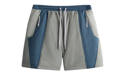 Harden Panelled Mesh Short "Blue" KHM060291 326
