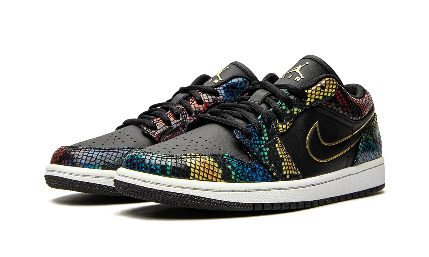 Air Jordan 1 Low WMNS "Multicolor Snakeskin" CW5580 001