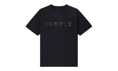 Crystals Textured SS Tee "Black" P104 TBMS226