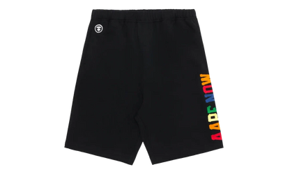 AAPE Multi Color Logo Shorts "Black" P9GYG5ZRC