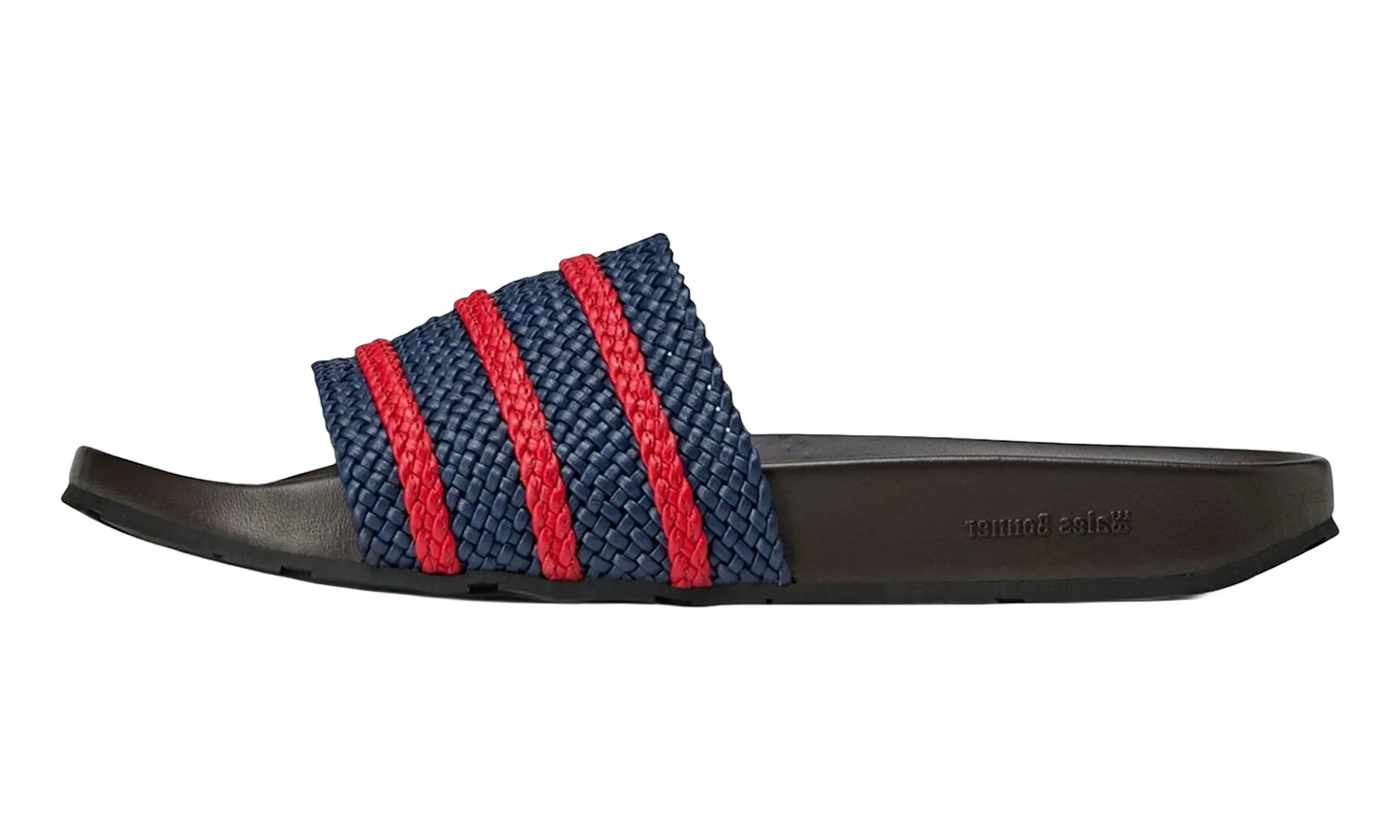 Adilette Slides "Wales Bonner Night Indigo Scarlet" KI3388