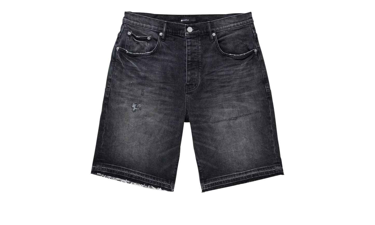 BLACK BLOWOUT RELAXED SHORTS "Black" P021 BBRH223