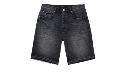 BLACK BLOWOUT RELAXED SHORTS "Black" P021 BBRH223