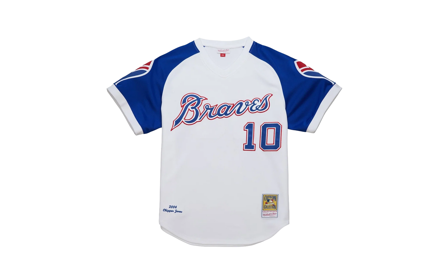 MLB Chipper Jones Alternate Jersey "2004 Atlanta Braves - Blue" AJY17188 ABR04CJOWHIT