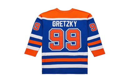 NHL Wayne Gretzky Dark Jersey "1986 Edmonton Oilers - Royal" JY9050 EDOROYA