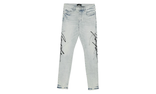 P001 Skinny Double Script Jeans "Blue" P001 SDPL425