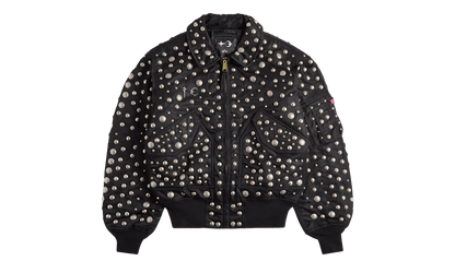 Alpha CWU 45/P All Over Rivet Jacket "Black" CJT55500C1