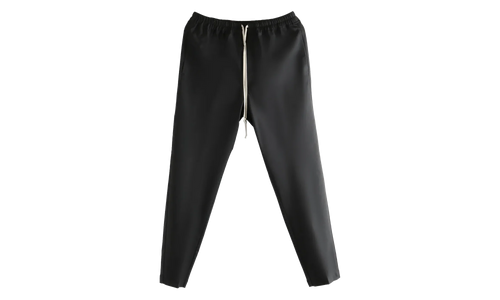 Drawstring Slim Long Pants "Black" RU01F2390 ZL 09