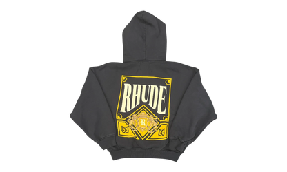 Playing Card Hoodie "Vintage Black / Yellow" RHSS26HO05012 BLK