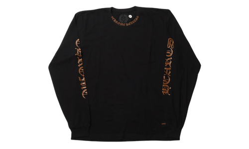 Neck Logo Long Sleeve Tee "Black / Brown" CHRM0908