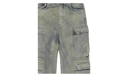Double Cargo Jeans "Blue Faded Wash" DU02E7361 DMP BLUE