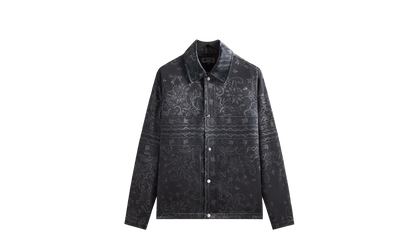 Panelled Bandana Long Sleeve Coaches Jacket "Black" khm033607 001