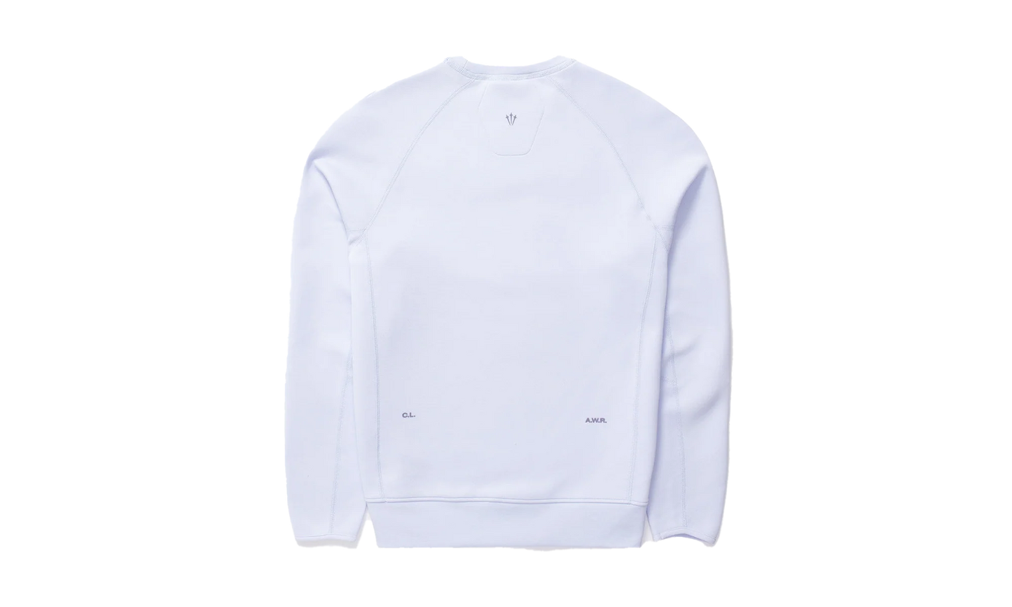 NOCTA NRG Tech Fleece Crewneck Sweatshirt "Palest Purple/Daybreak" FD8457 568