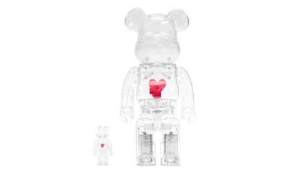 Bearbrick Emotionally Unavailable Heart "100% & 400% Set" MEDI3065