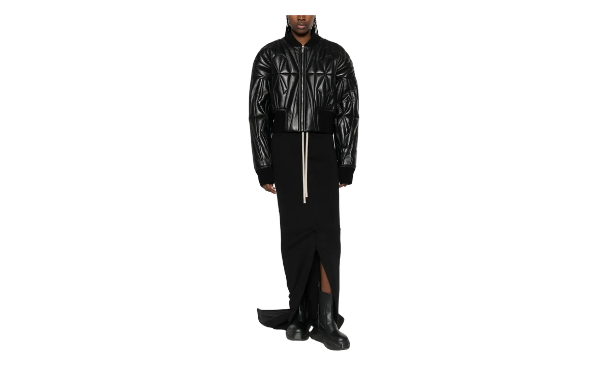 Rick Owens Woven Geocamo Cropped Jacket WMNS "Black" MON45