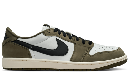 1 Retro Low Medium Olive Summit White Sail Black