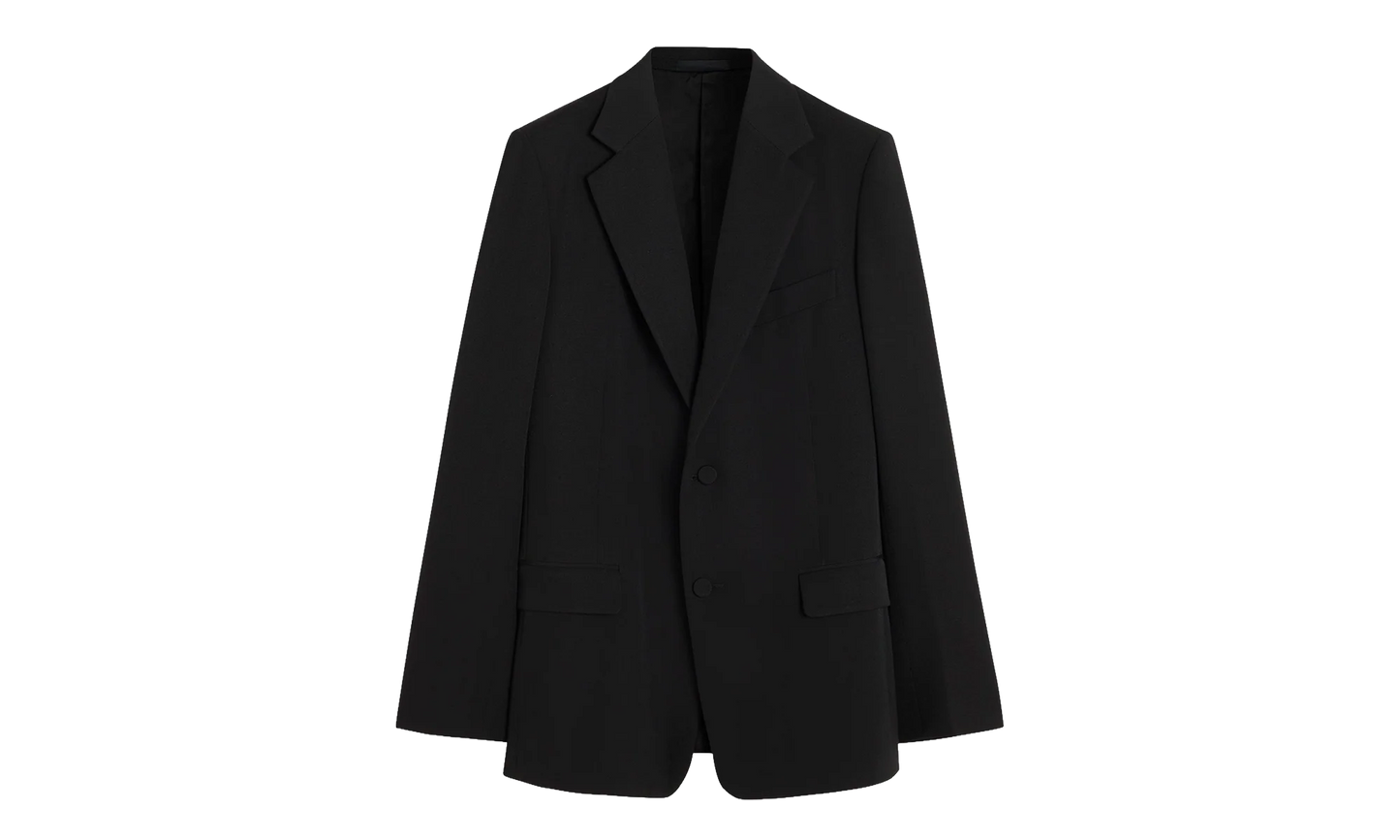 VIRGIN WOOL SINGLE-BREASTED JACKET "Black" RM JA0005 5576 P23 10