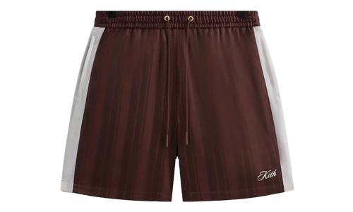 Pinstripe Tricot Active Shorts "Magma Red" KHM060697 601