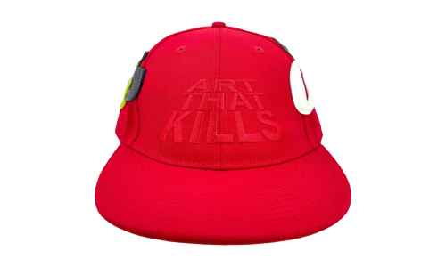 ATK G Patch Fitted Hat "Red" GD123
