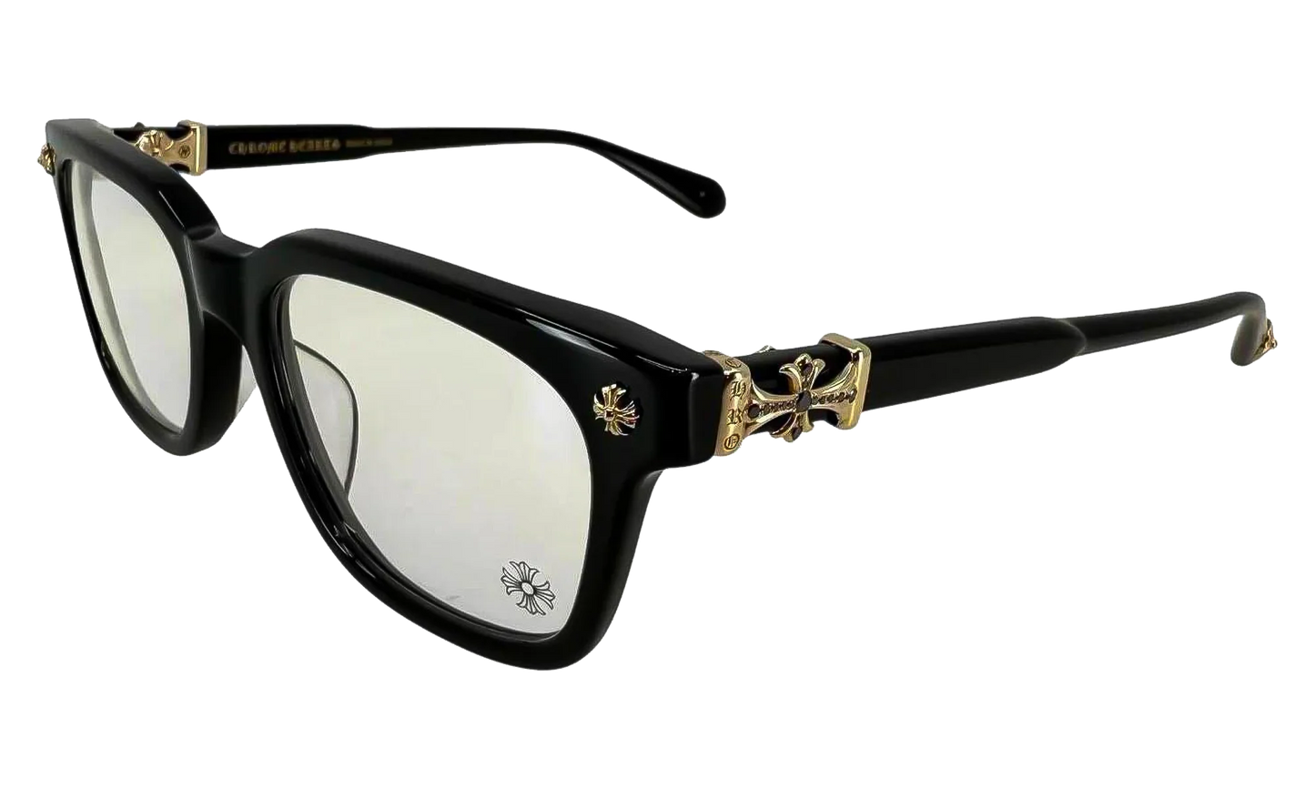Cox Ucker Sunglasses "Diamond Black - 18k Gold Plated Glasses" CHRM0982