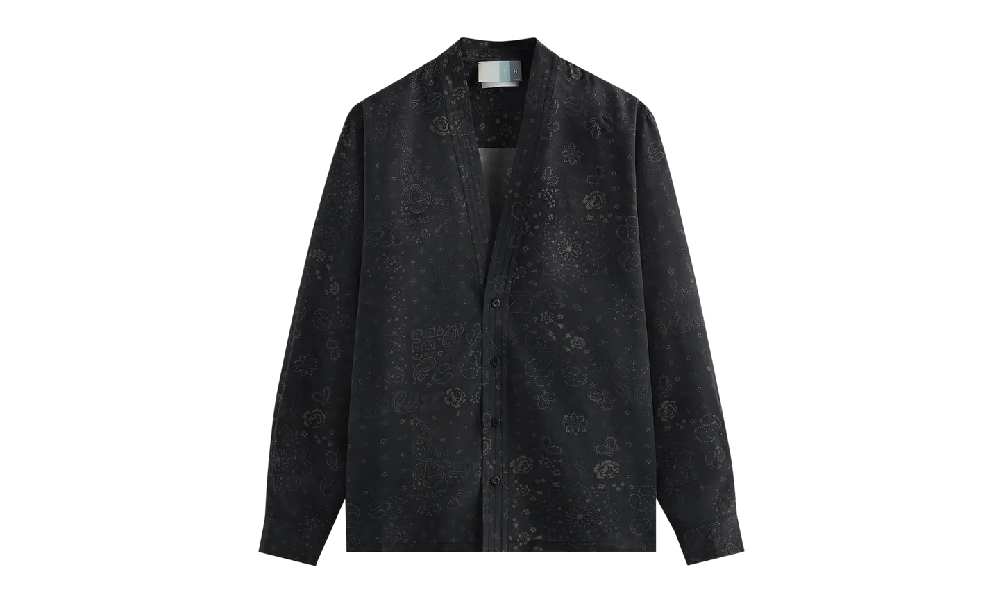Cupro Linen Sullivan Gi Shirt "BLACK" KHM031102 001